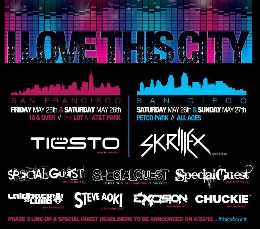 I Love This City Festival - San Francisco & San Diego