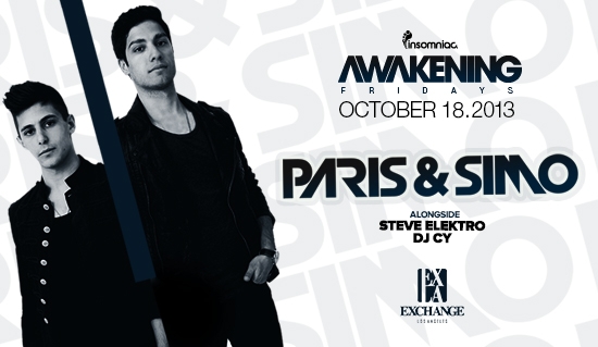 Paris & Simo - October 18 (Exchange, Los Angeles)