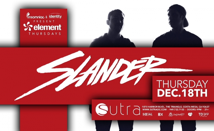 Slander - December 18 (Sutra, Costa Mesa)