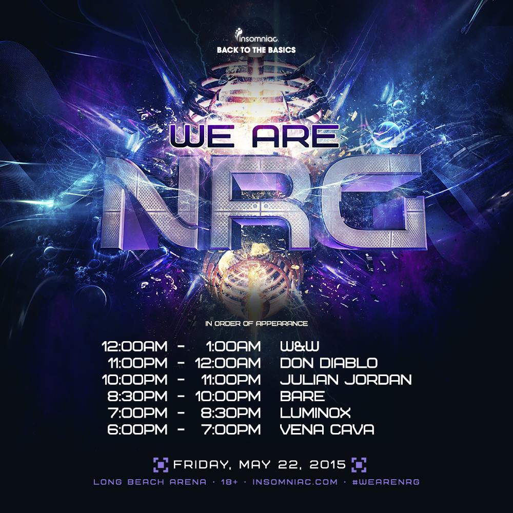 We Are NRG - May 22 (Long Beach Arena)