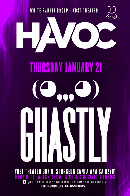 Ghastly - January 21 (Yost Theater, Santa Ana)