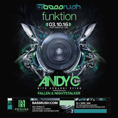 Andy C - March 10 (Exchange, Los Angeles)