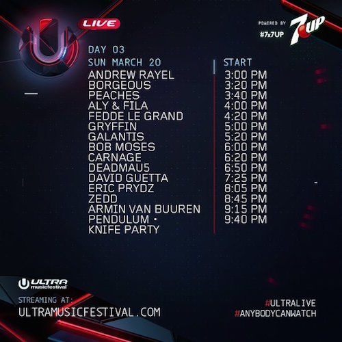 Ultra 2016 Live Stream Day 3