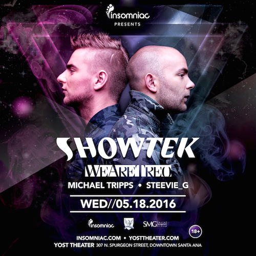 Showtek - May 18 (Yost Theater, Santa Ana)